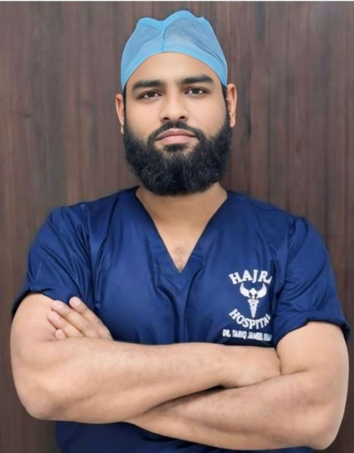 Portrait of Dr. Tariq Jameel Khan, Orthopedic Surgeon at Hajra Hospital